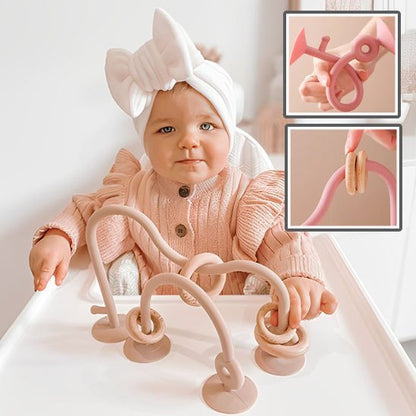 Anneau de Dentition Ventousé Bébé | Silicone Doux – Bébé Bambin - Bébé Bambin