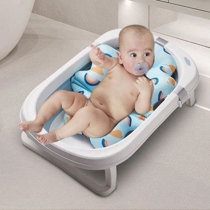 Baignoire Bébé Pliable avec Coussin Ergonomique - Le Monde de Charlo & Clara