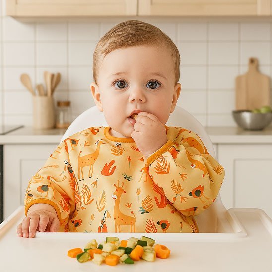 Bavoir Bébé à Manches Longues Impérméable Ultra-absorbant| Bébé Bambin - Bébé Bambin