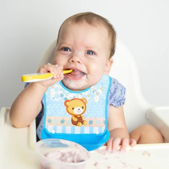 Bavoir bébé imperméable à poche ultra-absorbant - Repas - Bébé Bambin - Bébé Bambin