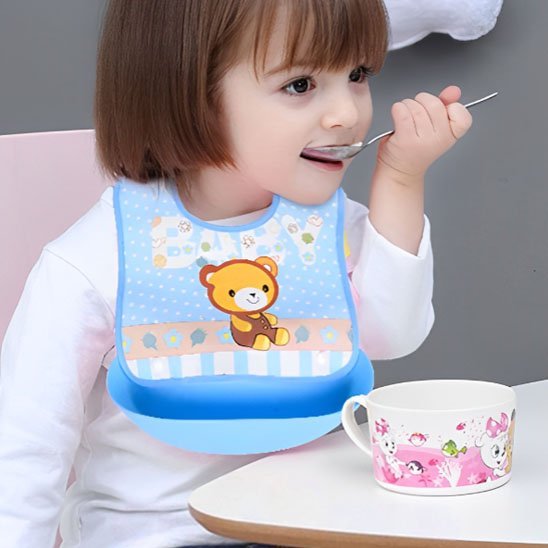Bavoir bébé imperméable à poche ultra-absorbant - Repas - Bébé Bambin - Bébé Bambin