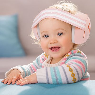 Casque anti-bruit nourrisson pour festival & concert protection auditive pour bébé et enfant - Le Monde de Charlo & Clara
