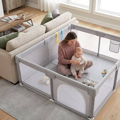Parc bébé sécurisé renforcé pour le jeu évolutif de Bébé Bambin - Bébé Bambin