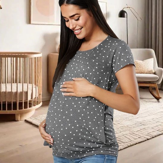T-shirt allaitement | Discret Confort - Bébé Bambin