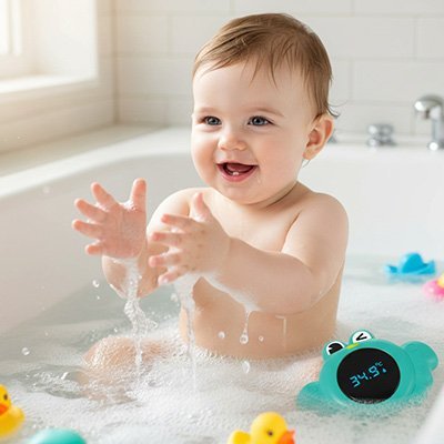 Thermomètre bain bébé flottant crabe Bébé Bambin - Bébé Bambin